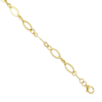 9ct Yellow Gold Unique Design Bracelet - FJewellery