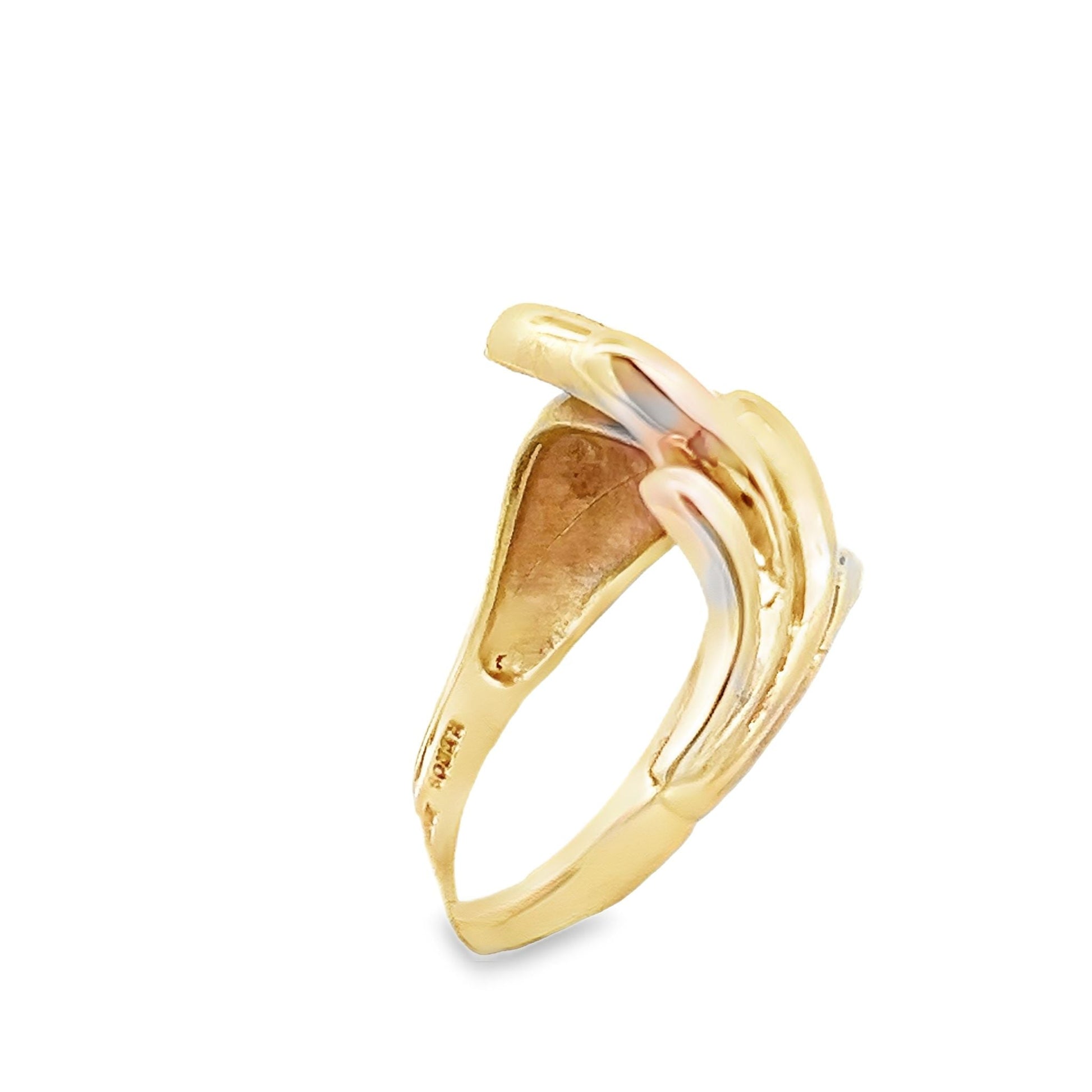 9ct yellow gold vintage ring 08001878 - FJewellery