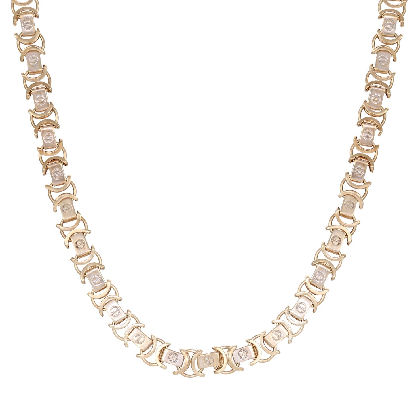9ct Yellow & White Gold Pre - owned Chain 02032476 - FJewellery