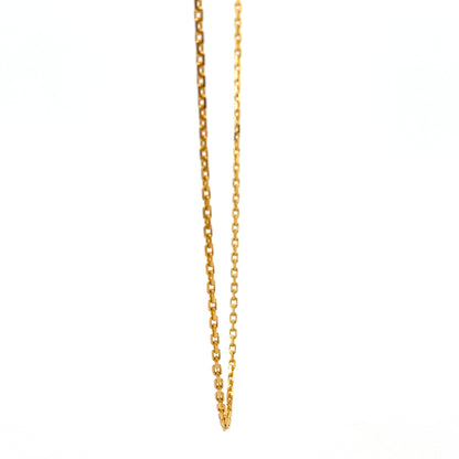 22ct Gold Oval Link Chain