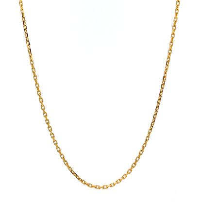 22ct Gold Oval Link Chain