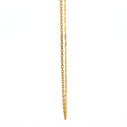 22ct Gold Oval Link Chain
