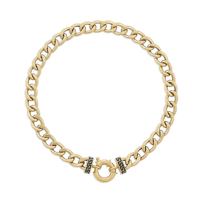 14ct Yellow Gold Curb Chain Bracelet
