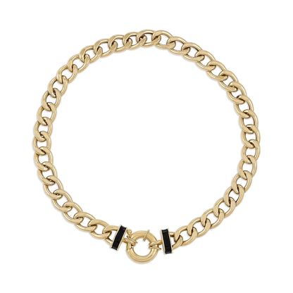 14ct Yellow Gold Curb Chain Design Bracelet