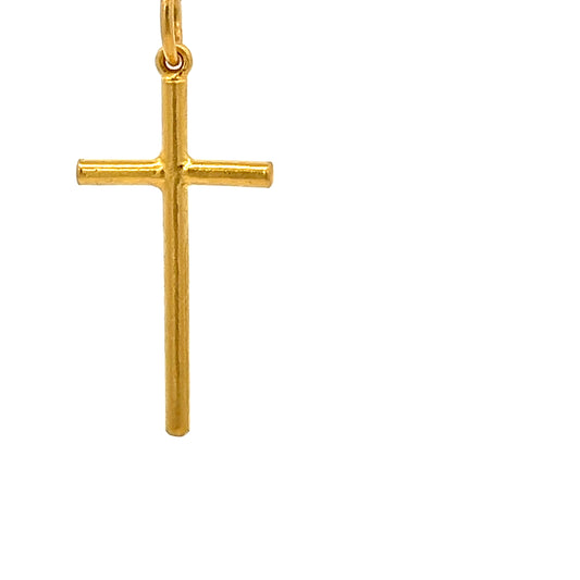 22ct Gold Cross Pendant