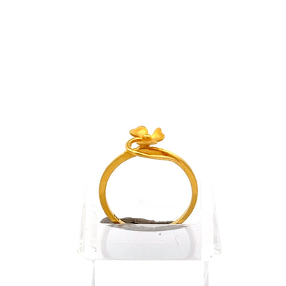 22ct Gold Butterfly Motif Ring