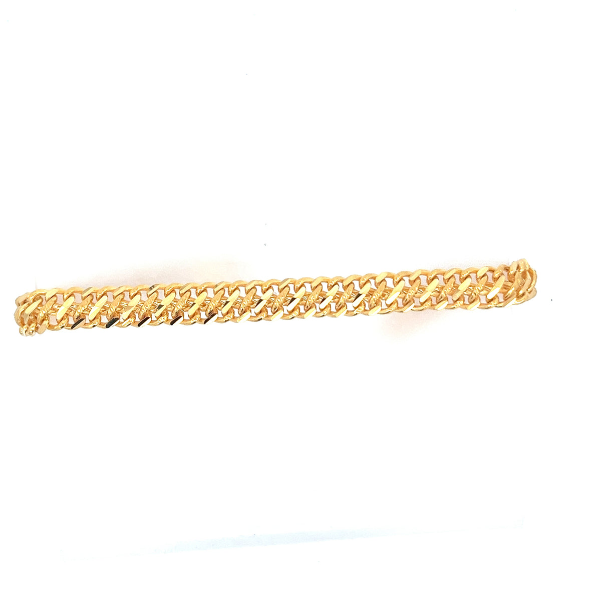 22ct Gold Curb Chain Bracelet