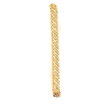 22ct Gold Curb Chain Bracelet