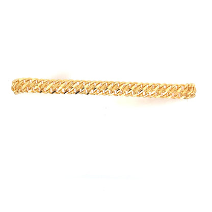 22ct Gold Curb Chain Bracelet