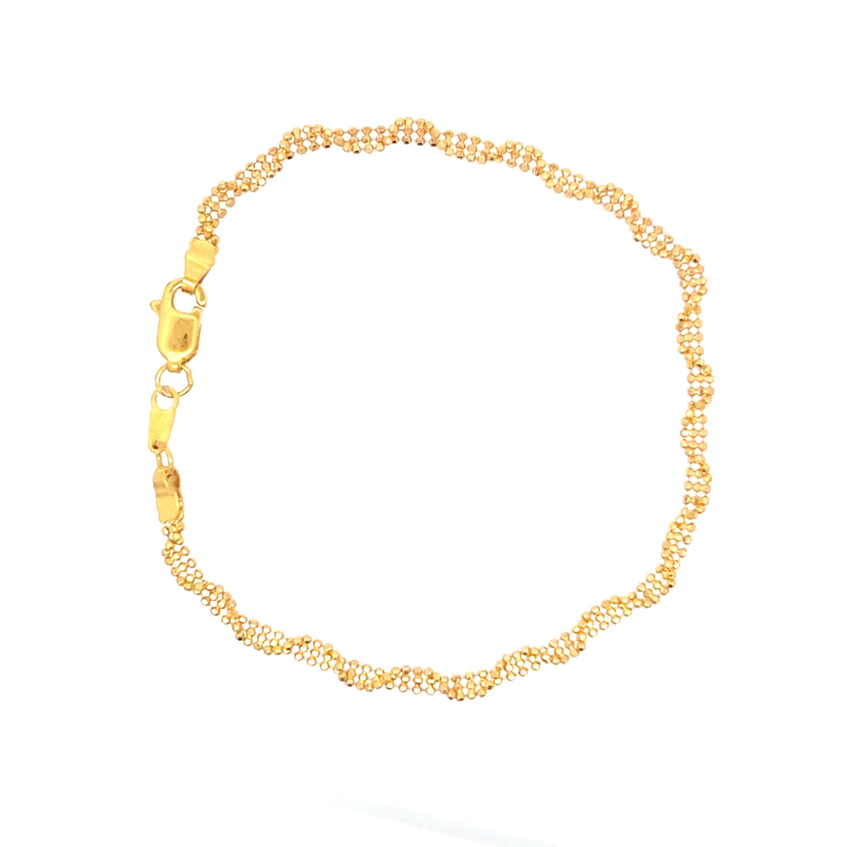 22ct Gold Woven Link Bracelet