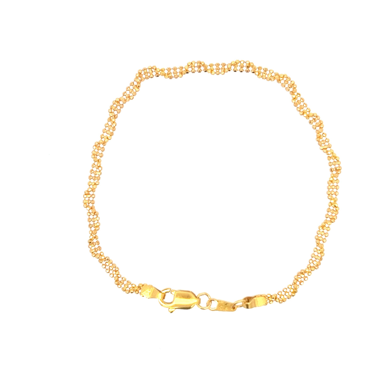 22ct Gold Woven Link Bracelet