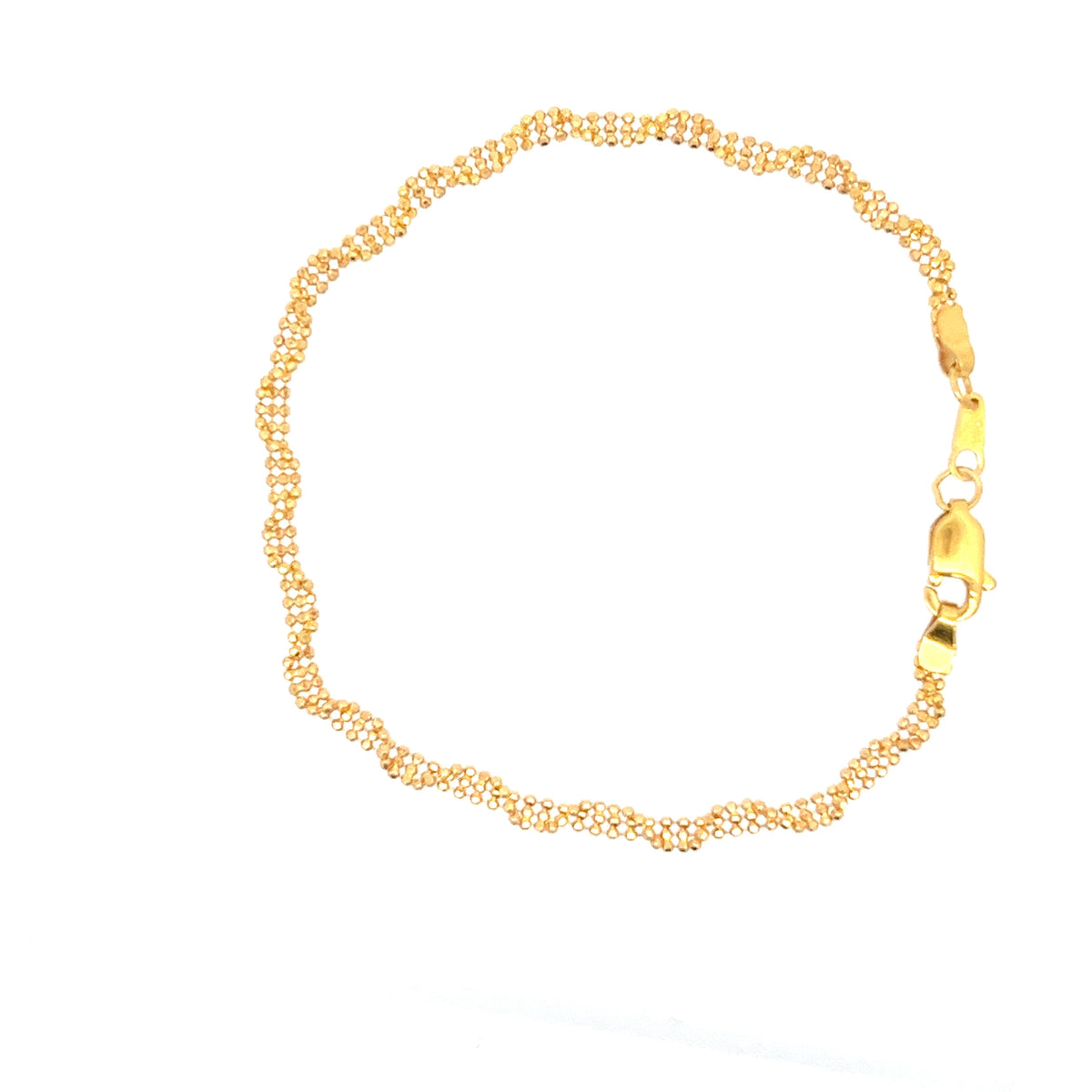 22ct Gold Woven Link Bracelet