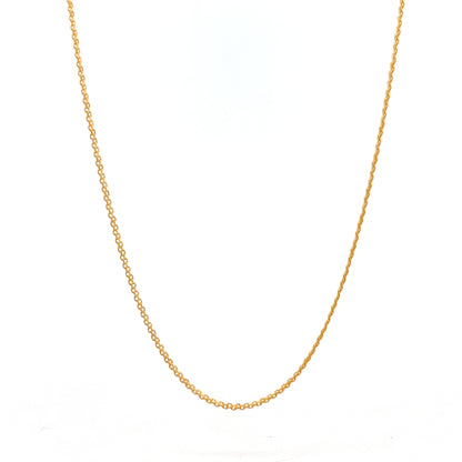 22ct Gold Fine Curb Chain