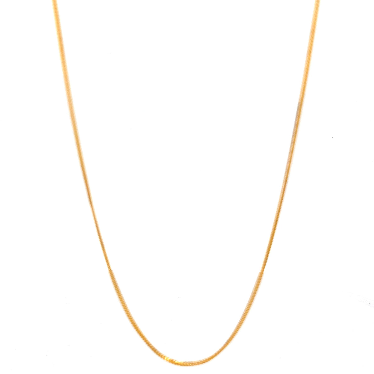 22ct Gold Fine Curb Chain Necklace
