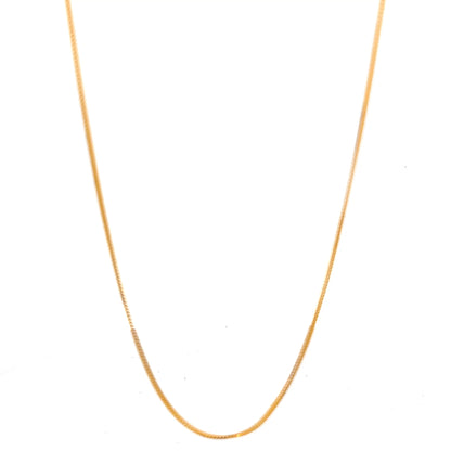 22ct Gold Fine Curb Chain Necklace