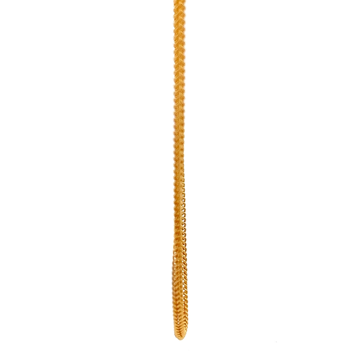 22ct Gold Curb Chain with Twisted Link Design