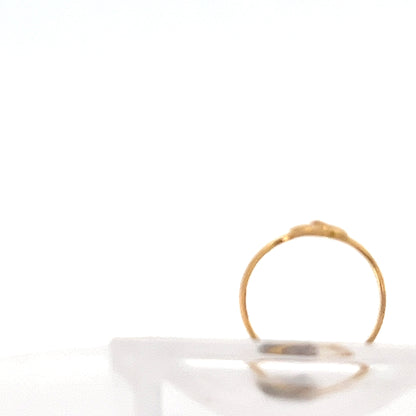 22ct Gold Plain Oval Top Ring