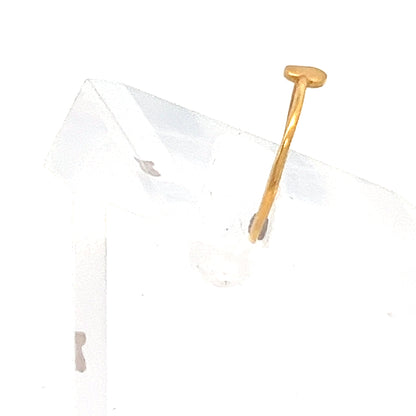 22ct Gold Plain Oval Signet Ring