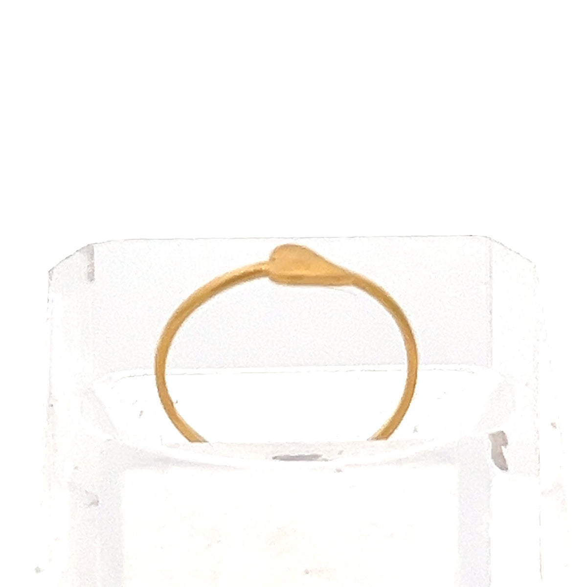 22ct Gold Plain Oval Signet Ring
