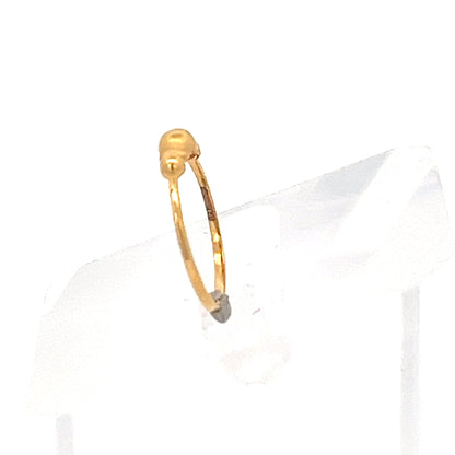 22ct Gold Ring with Graduated Clear Stone Cluster