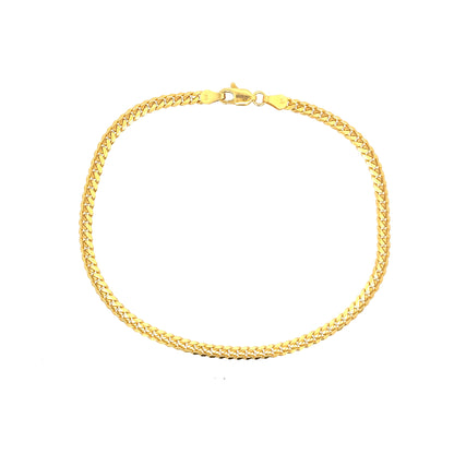 22ct Gold Bracelet with Double Curb Link Chain Design