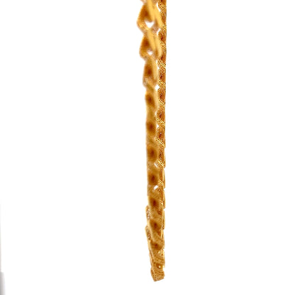 22ct Gold Twisted Oval Link Chain