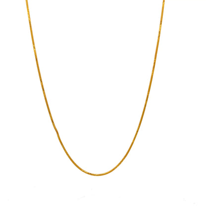 22ct Gold Fine Snake Chain