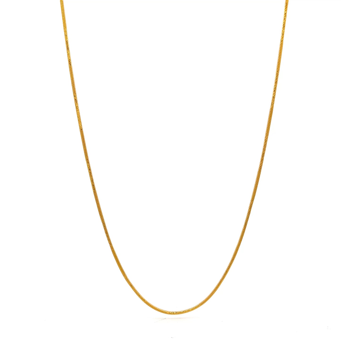 22ct Gold Snake Chain Necklace