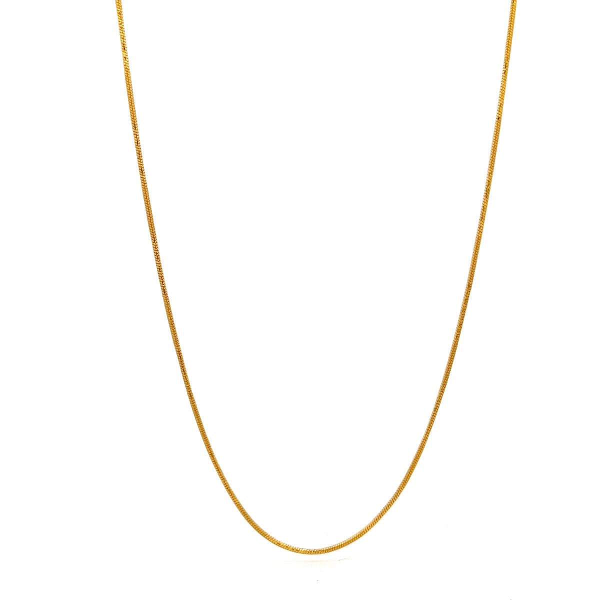 22ct Gold Snake Chain Necklace