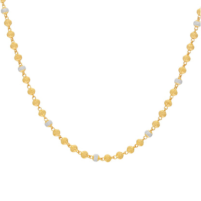 22ct Yellow Gold Bead Style Necklace BF1224-NK29