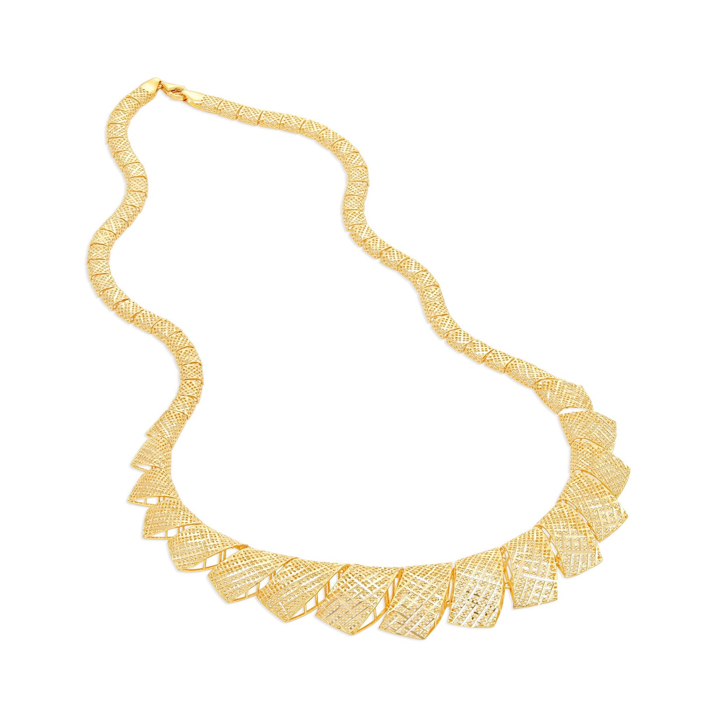 22ct Yellow Gold Unique Design Chain Necklace BF1224-NKS6-NK