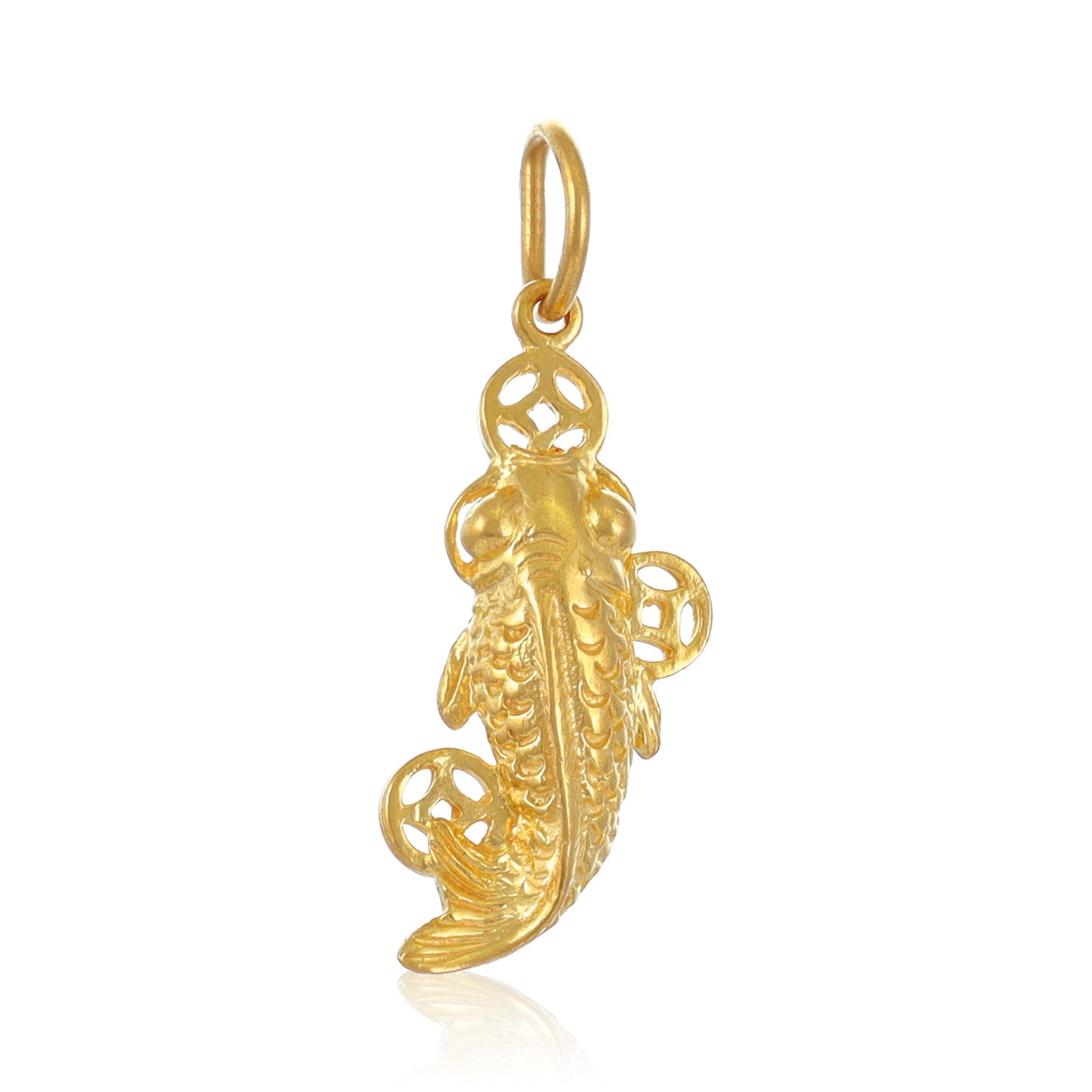 22ct Yellow Gold Fish Design Pendant BF1224-PD10