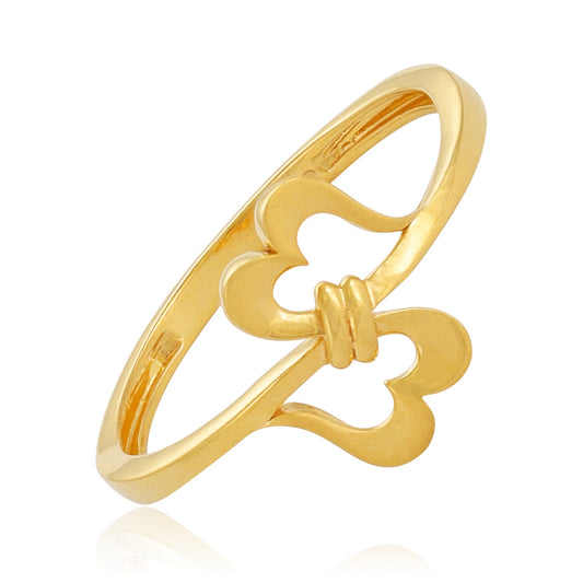 22ct Yellow Gold Double Heart Ring BF1224-RN76