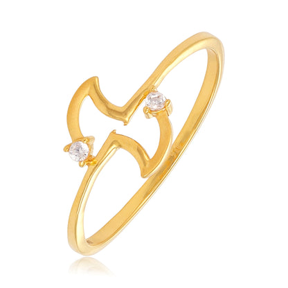 22ct Yellow Gold Small Unique Design Ring BF1224-RN93