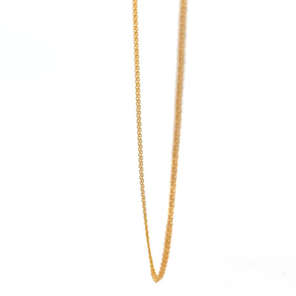 22ct Gold Fine Curb Chain Necklace