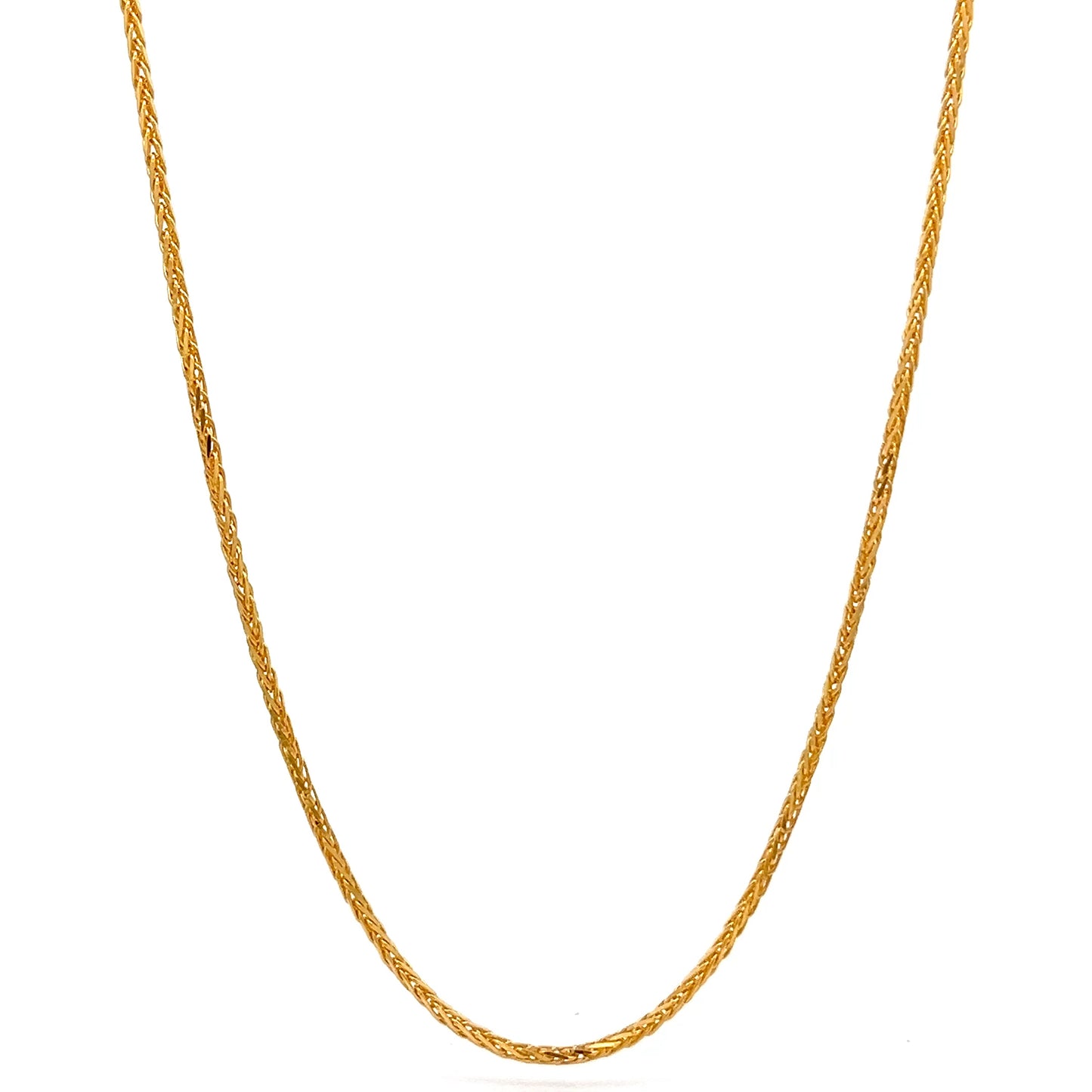 22ct Gold Twisted Rope Chain
