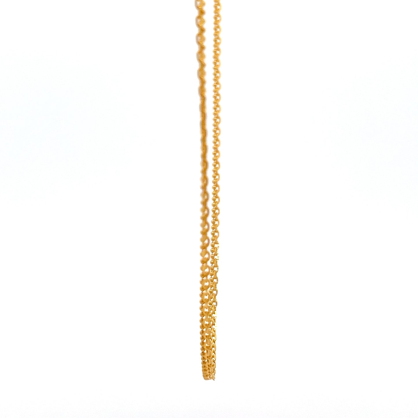 22ct Gold Double Strand Belcher Link Chain