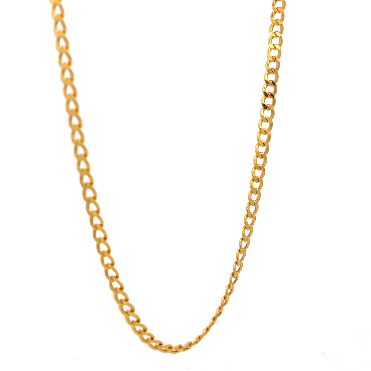 22ct Gold Oval Link Chain