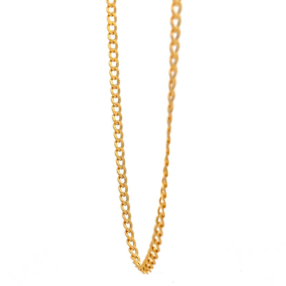 22ct Gold Oval Link Chain