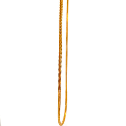 22ct Gold Herringbone Chain