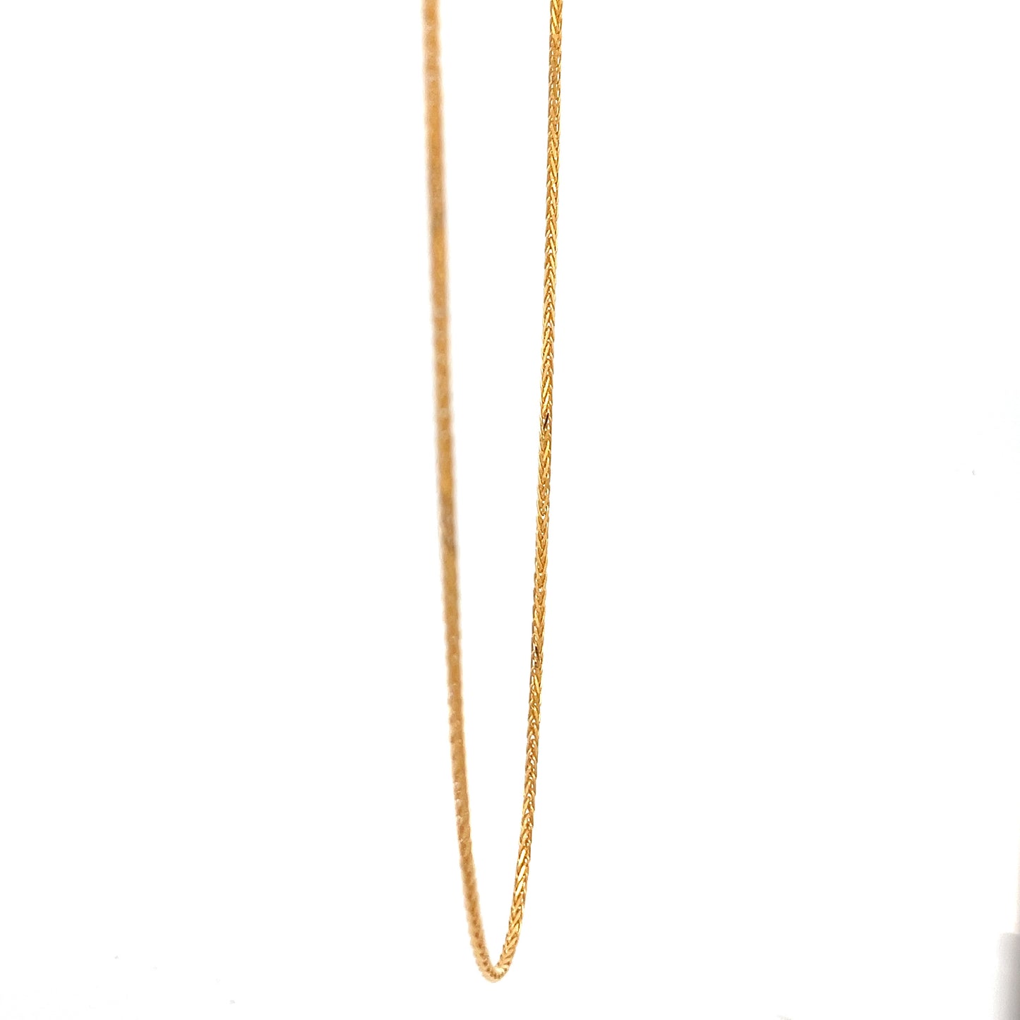 22ct Gold Fine Textured Link Chain