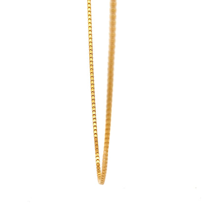 22ct Gold Box Chain Necklace