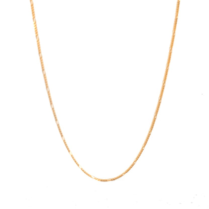 22ct Gold Fine Textured Chain
