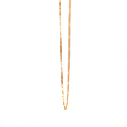 22ct Gold Fine Textured Chain