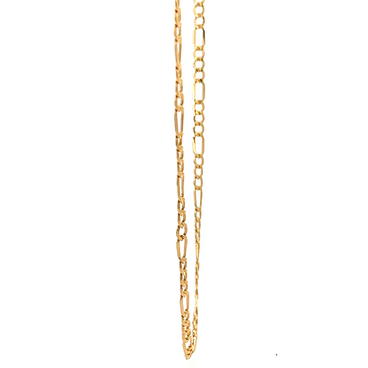 22ct Gold Alternating Oval Link Chain