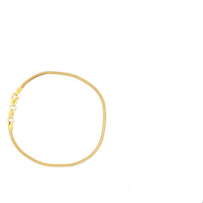 22ct Gold Fine Curb Chain Bracelet