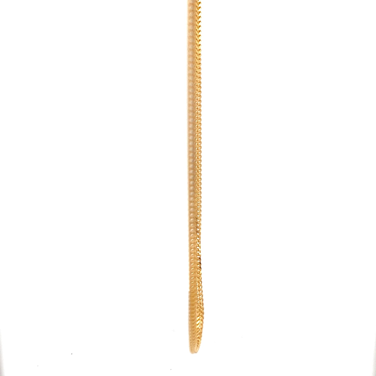 22ct Gold Fine Woven Chain Necklace