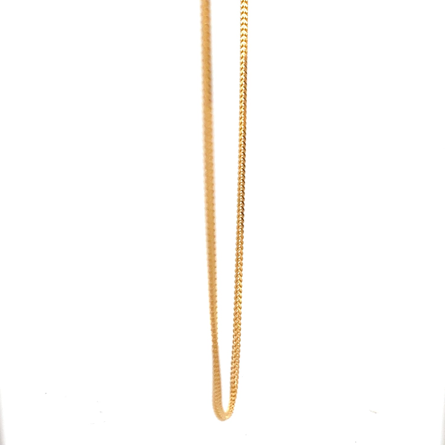 22ct Gold Fine Woven Chain Necklace