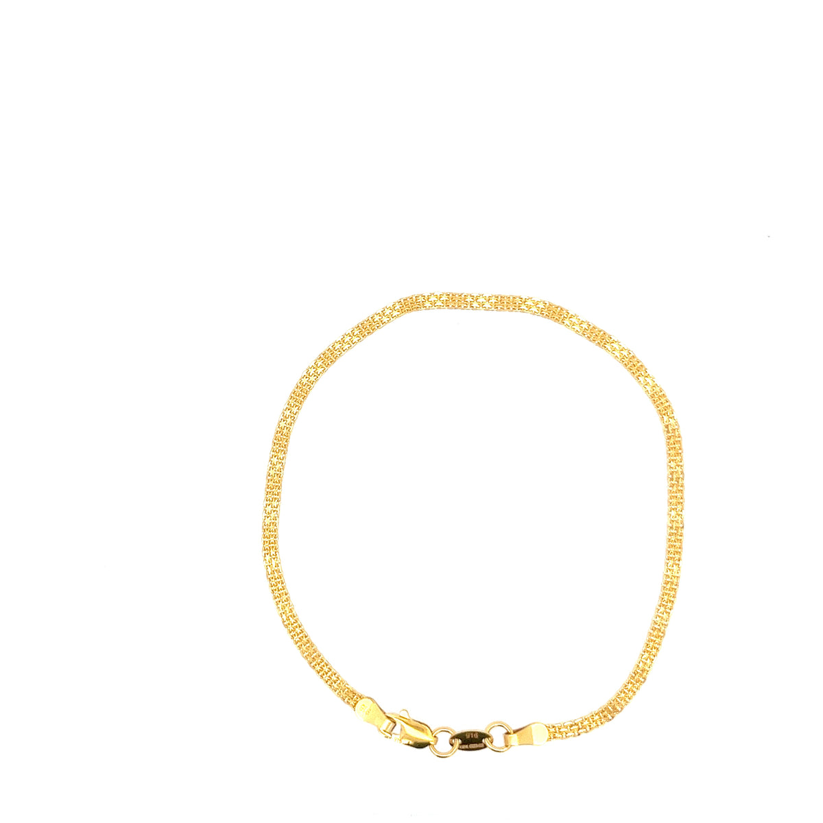 22ct Gold Intricate Woven Pattern Bracelet
