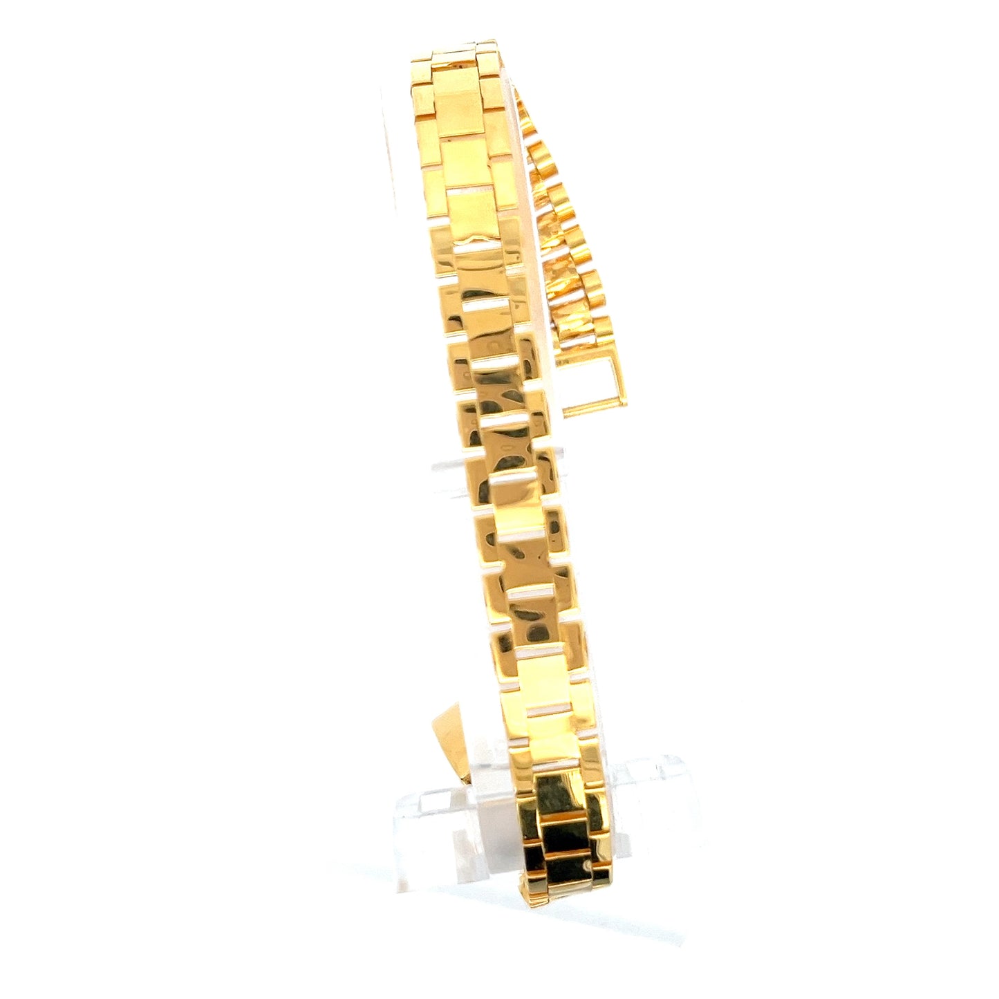 22ct Gold Rectangular Link Bracelet